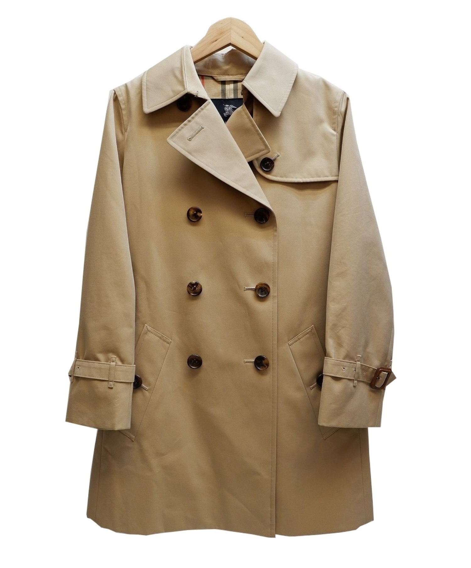 中古 古着通販 Burberry London バーバリーロンドン ショートトレンチコート ベージュ サイズ 表記サイズ 36 ノバチェック ブランド 古着通販 トレファク公式 Trefac Fashion