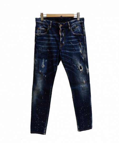 中古 古着通販 Dsquared2 ディースクエアード デニムパンツ インディゴ サイズ 表記サイズ 48 170 72ａ 定価85 000円 Skater Jean ブランド 古着通販 トレファク公式 Trefac Fashion
