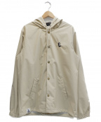 68&BROTHERS（68&ブラザーズ）の古着「Hooded Coach Jacket by PUTS」｜ベージュ