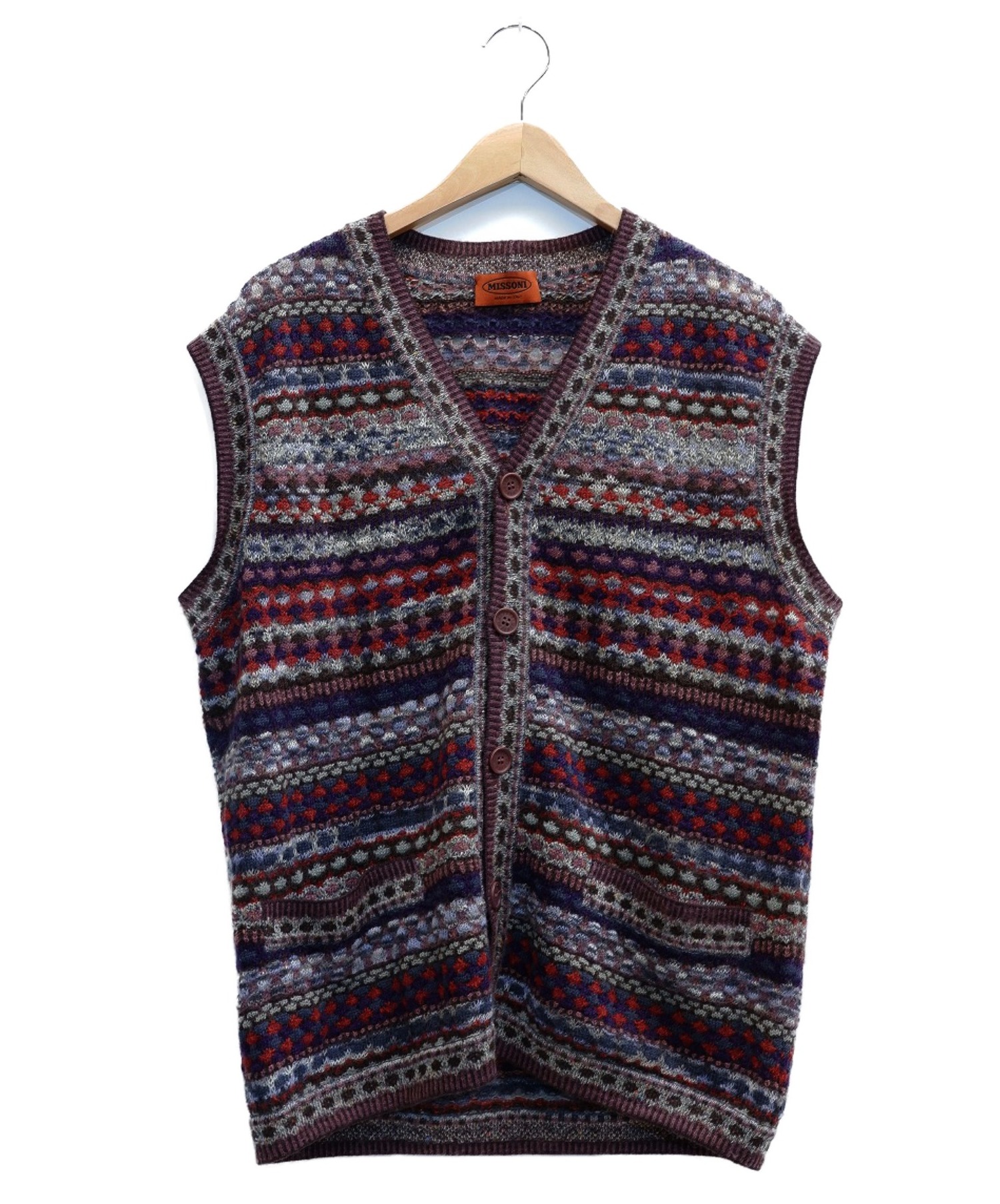 中古 古着通販 Missoni ミッソーニ ニットベスト パープル サイズ 表記サイズ 2 ブランド 古着通販 トレファク公式 Trefac Fashion