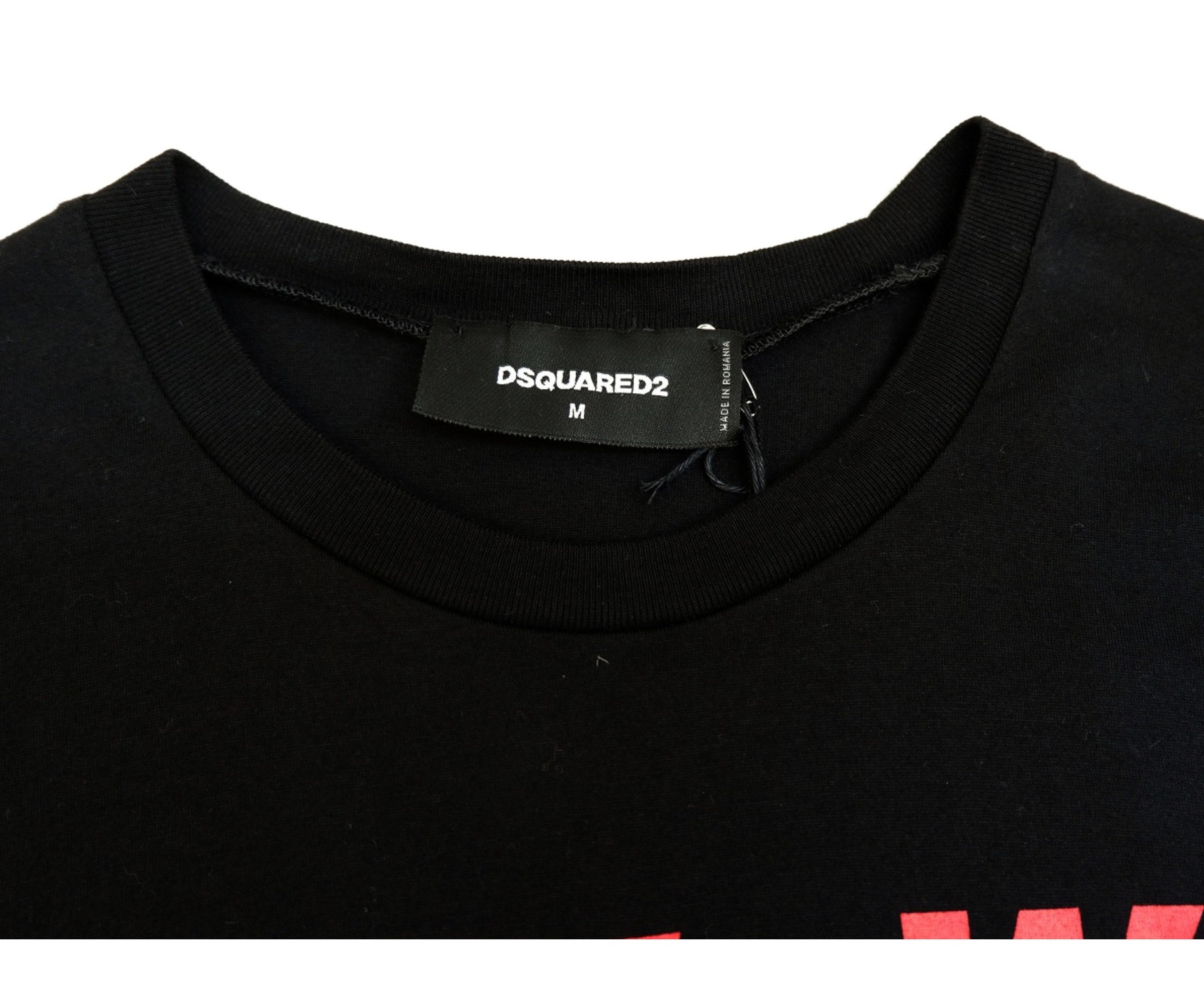 DSQUARED2 (ディースクエアード) D2 COOL WAYロゴプリントTシャツ ブラック サイズ:表記サイズ：M
