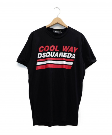 [中古]DSQUARED2(ディースクエアード)のメンズ トップス D2 COOL WAYロゴプリントTシャツ