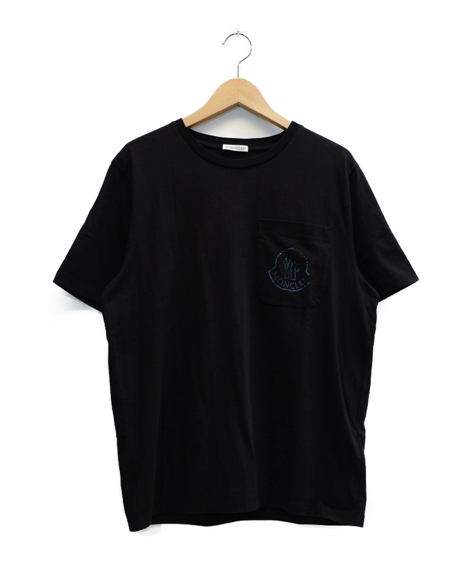 MONCLER (モンクレール) ポケットTシャツ ブラック サイズ:表記サイズ：M