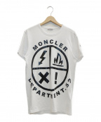 MONCLER（モンクレール）の古着「アイコンロゴワッペンtシャツ」｜ホワイト