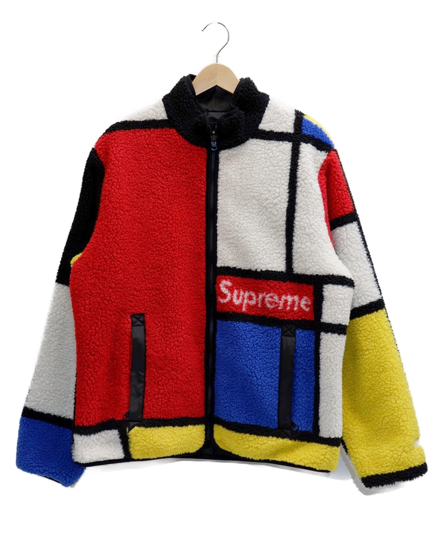【中古・古着通販】Supreme (シュプリーム) Reversible Colorblocked Fleece マルチカラー サイズ:表記