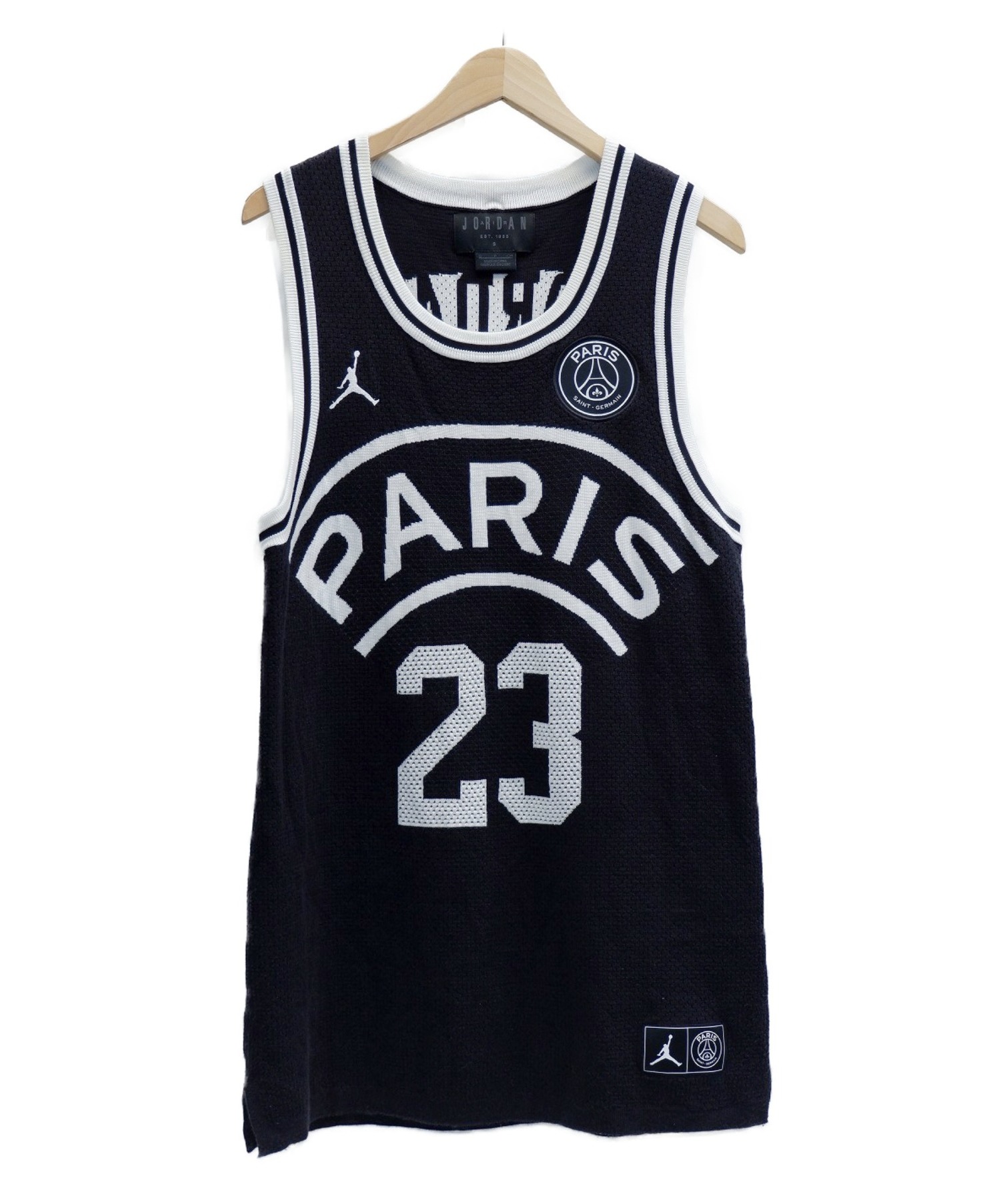 中古 古着通販 Jordan ジョーダン パリサンジェルマンタンクトップ ブラック サイズ 表記サイズ S Psgコラボ ブランド 古着通販 トレファク公式 Trefac Fashion