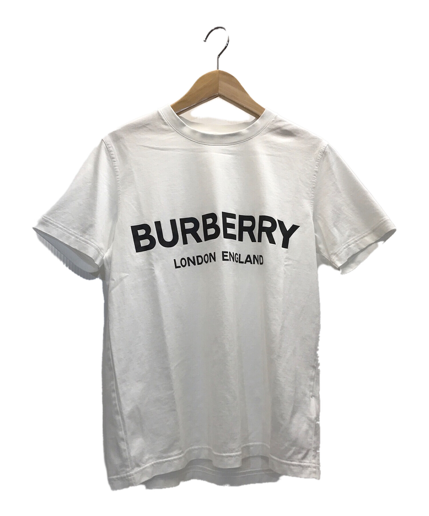 BURBERRY LONDON (バーバリー ロンドン) ロゴプリントTシャツ ホワイト サイズ:S