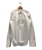 Maison Margiela 10（メゾンマルジェラ 10）の古着「プルオーバーシャツ ロングカフスシャツ」｜ホワイト