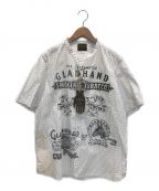GLAD HAND（グラッドハンド）の古着「バンドカラーシャツ FOR SMOKING」｜ホワイト