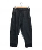 NILoS（ニルズ）の古着「19AW SIDE ZIP WIDE TRACK PANTS」｜ブラック