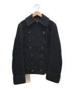 tricot COMME des GARCONSトリココムデギャルソン）の古着「ウールPコート」｜ブラック