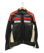 DIESELディーゼル）の古着「L-YUJA ライダースジャケット ヴィンテージ加工」｜マルチカラー