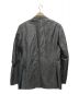 CORNELIANI (コルネリアーニ) ウールシルクストライプテーラードジャケット サイドベンツ グレー サイズ:46：8800円