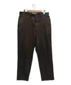 COOTIE PRODUCTIONSクーティープロダクツ）の古着「19AW T/R Sarrouel Trousers サルエルトラウザー」｜ブラウン