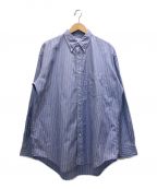 Graphpaper（グラフペーパー）の古着「Thomas Mason L/S B.D Shirt トーマスメイソンロングスリーブボタンダウンシャツ」｜ブルー