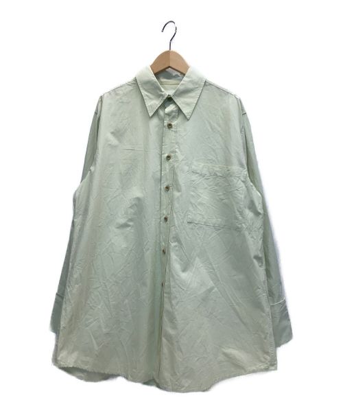 UNGRID（アングリッド）UNGRID (アングリッド) 22S スリーブデザインビックシャツ ピスタチオ サイズ:Sの古着・服飾アイテム