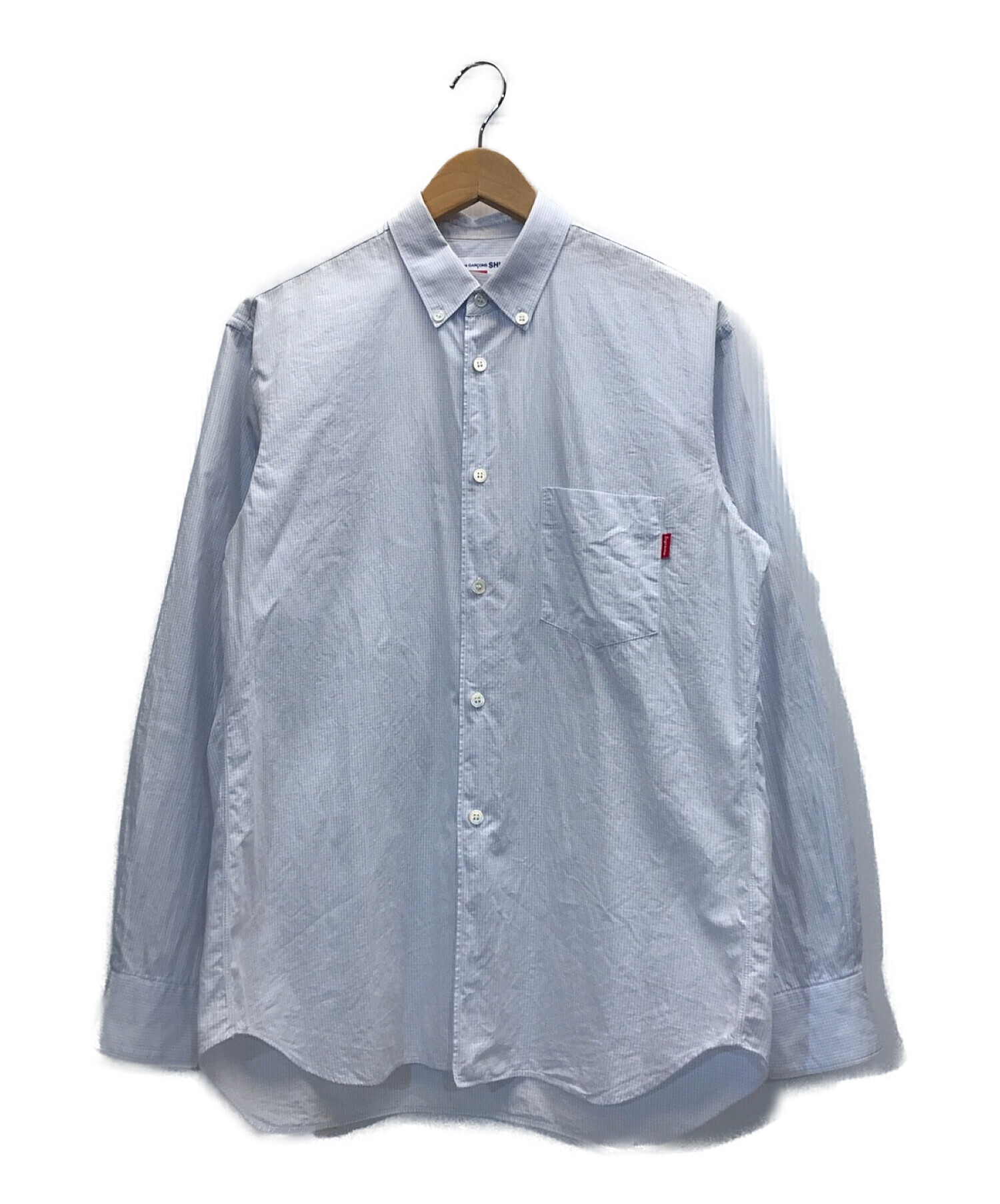 Supreme×COMME des GARCONS SHIRT (シュプリーム × コムデギャルソンシャツ) 13SS Gusset Shirt  デジカモドットシャツ ホワイト サイズ:XS