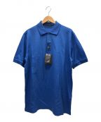 LOUIS VUITTONルイ ヴィトン）の古着「LV刺繍半袖ポロシャツ」｜ブルー