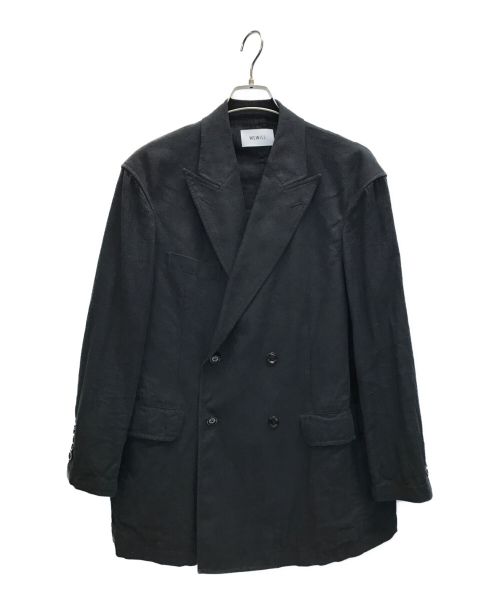 WEWILL（ウィーウィル）WEWILL (ウィーウィル) DOUBLE BREASTED FP JACKET ダブルブレストジャケット ブラック サイズ:1の古着・服飾アイテム