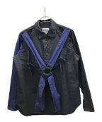 Vivienne Westwood man（）の古着「パラシュートシャツ」｜ブラック×ブルー