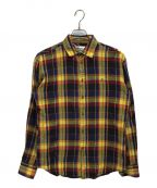 Vivienne Westwoodヴィヴィアンウエストウッド）の古着「チェック リラックスシャツ」｜イエロー