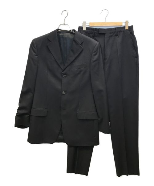 GUCCI（グッチ）GUCCI (グッチ) 3Bテーラードジャケットセットアップ スーツ ブラック サイズ:46の古着・服飾アイテム