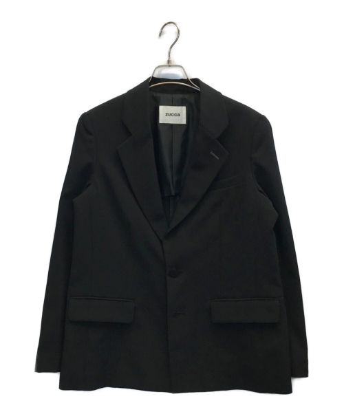 ZUCCA（ズッカ）ZUCCA (ズッカ) S PEトロ テーラードジャケット　2Bテーラードジャケット ブラック サイズ:Mの古着・服飾アイテム
