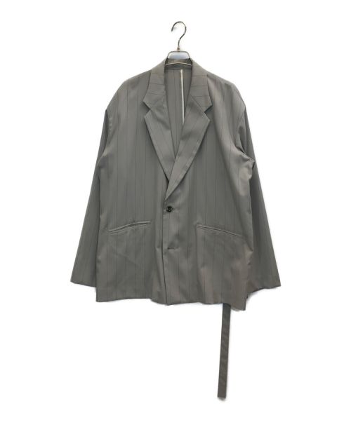 Ujoh（ウジョー）Ujoh (ウジョー) ボックスジャケット　2Bテーラードジャケット グレー サイズ:2の古着・服飾アイテム