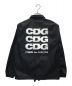 GOOD DESIGN SHOP COMME des GARCONS (グッドデザインショップ コムデギャルソン) COACH JACKET　バックロゴコーチジャケット　ナイロンジャケット ブラック サイズ:S：9800円