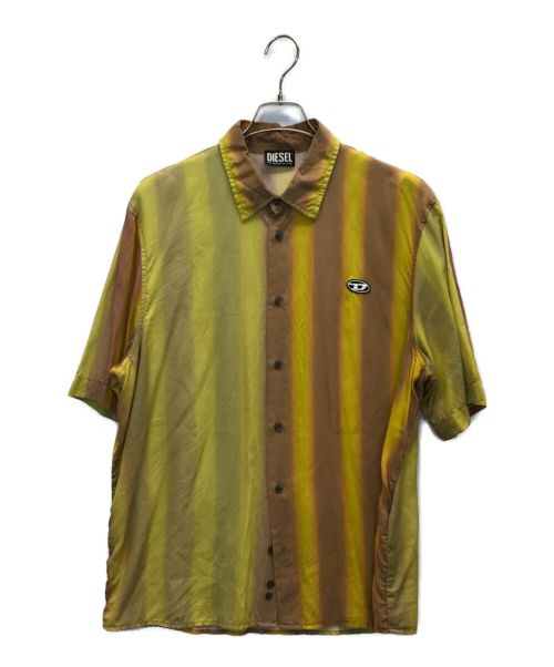 DIESEL（ディーゼル）DIESEL (ディーゼル) 半袖シャツ イエロー サイズ:Lの古着・服飾アイテム