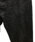 中古・古着 EVISU (エビス) 2000バックポケットカモメプリントブラックデニムパンツ ブラック サイズ:36×35：8800円