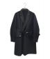 sacai（サカイ）の古着「22AW Wool Melton Coat　ウール メルトン ベルテッド ドッキング コート」｜ネイビー