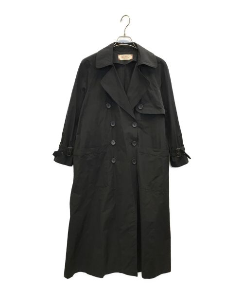MIRKO（ミルコ）MIRKO (ミルコ) BERTOLA OVERSIZED トレンチコート ブラック サイズ:38の古着・服飾アイテム