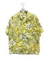 pataloha（パタロハ）の古着「PATAGONIA　パタゴニア　花柄　アロハシャツ　オープンカラーシャツ　ハワイアンシャツ」｜イエロー