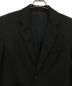 sulvam (サルバム) 切りっぱなしロングジャケット　テーラードコート　チェスターコート ブラック サイズ:M：15800円