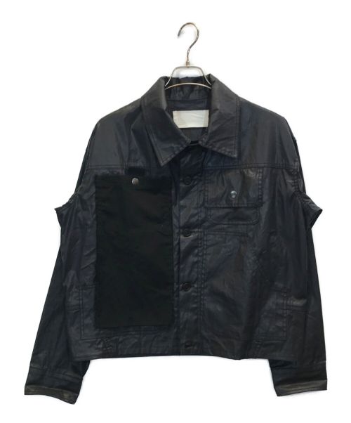 HAUD（ハウド）HAUD (ハウド) コーティングデザイントラッカージャケット ブラック サイズ:Sの古着・服飾アイテム