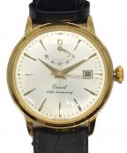 ORIENTオリエント）の古着「60周年記念モデル　自動巻きレザーベルト　リストウォッチ　腕時計」