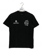 NEIGHBORHOOD×anti social social CLUBネイバーフッド×アンチソーシャルソーシャルクラブ）の古着「コラボプリント半袖Tシャツ」｜ブラック