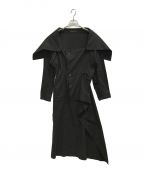 YOHJI YAMAMOTOヨウジヤマモト）の古着「変形デザインコート」｜ブラック