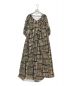TADO (タド) JIYA DRESS　ロングドレス　総柄ワンピース ブラック サイズ:FREE：9800円