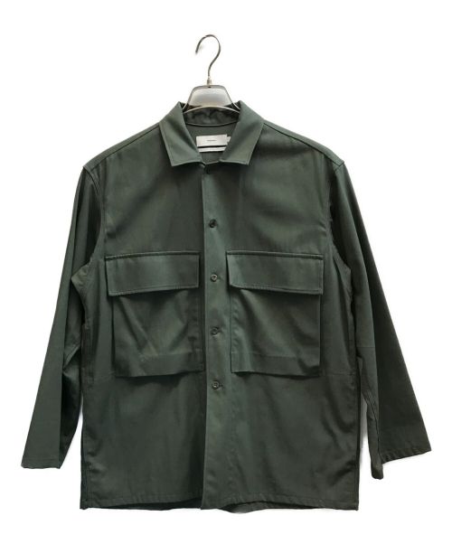 Graphpaper（グラフペーパー）Graphpaper (グラフペーパー) Wooly Cotton Military Jacket / ウーリーコットンミリタリージャケット カーキ サイズ:1の古着・服飾アイテム