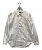 COMME des GARCONS HOMME DEUXコムデギャルソン オム ドゥ）の古着「パッチワークシャツ　カットオフデザインシャツ」｜ホワイト