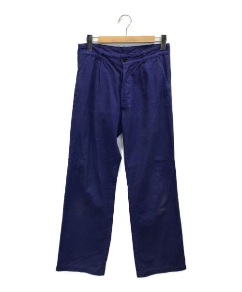 COMOLI（コモリ）COMOLI (コモリ) L'ECHOPPE (レショップ) フレンチビンテージワークパンツ ブルー サイズ:1の古着・服飾アイテム