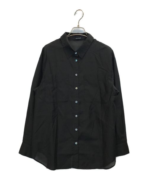 JILL STUART（ジルスチュアート）JILL STUART (ジルスチュアート) 23SS シアーオーガンジーシャツ ブラック サイズ:FREEの古着・服飾アイテム