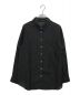 JILL STUART（ジルスチュアート）の古着「23SS シアーオーガンジーシャツ」｜ブラック