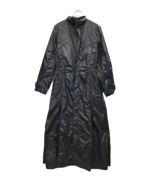 SPUREN（シピューレン）SPUREN (シピューレン) ナイロンロングコート ブラック サイズ:FREEの古着・服飾アイテム