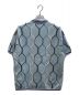 SUPREME (シュプリーム) 21SS HEX ZIP UP POLO ジップアップポロシャツ ブルー サイズ:L：9800円