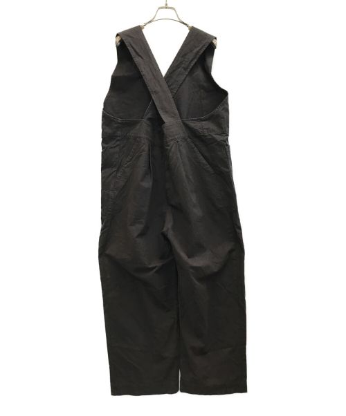 Veritecoeur（ヴェリテクール）Veritecoeur (ヴェリテクール) オーバーダイコットンオーバーオール ブラック サイズ:1の古着・服飾アイテム
