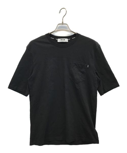 MSGM（エムエスジーエム）MSGM (エムエスジーエム) ポケットTシャツ ブラック サイズ:Sの古着・服飾アイテム