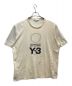Y-3（ワイスリー）の古着「Stacked Logo Tee」｜ベージュ